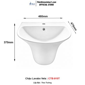 Chậu Lavabo Vela CTB-910T