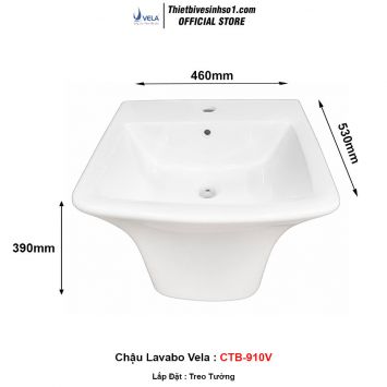 Chậu Lavabo Vela CTB-910V
