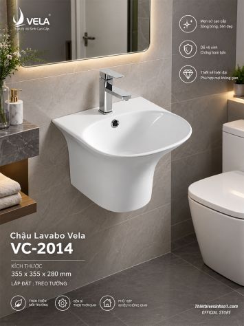 Chậu Lavabo Vela VC-2014