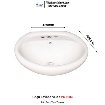 Chậu Lavabo Vela VC-9003