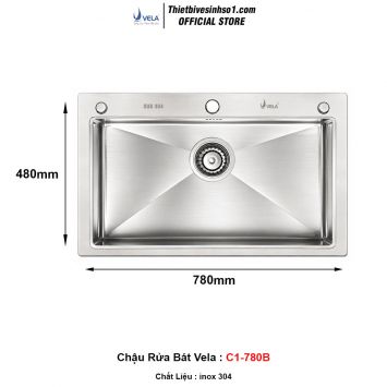 Chậu Rửa Bát Vela C1-780B