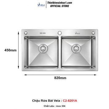 Chậu Rửa Bát Vela C2-8201A
