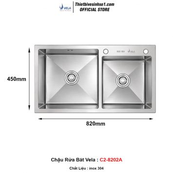Chậu Rửa Bát Vela C2-8202A