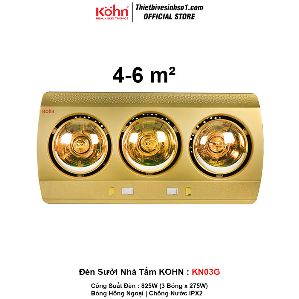 Đèn Sưởi Nhà Tắm KOHN KN03G