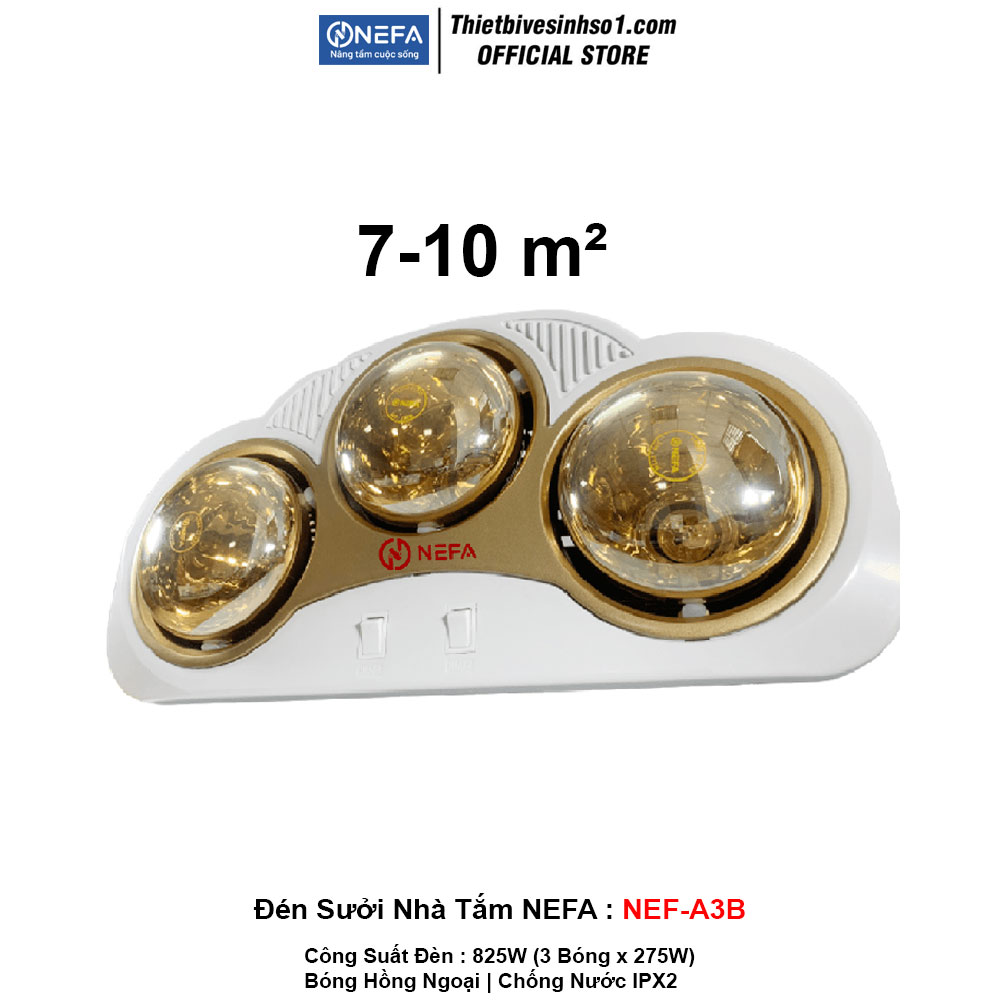 Đèn Sưởi Nhà Tắm NEFA NEF-A3B