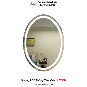 Gương LED Phòng Tắm Vela L57-BD