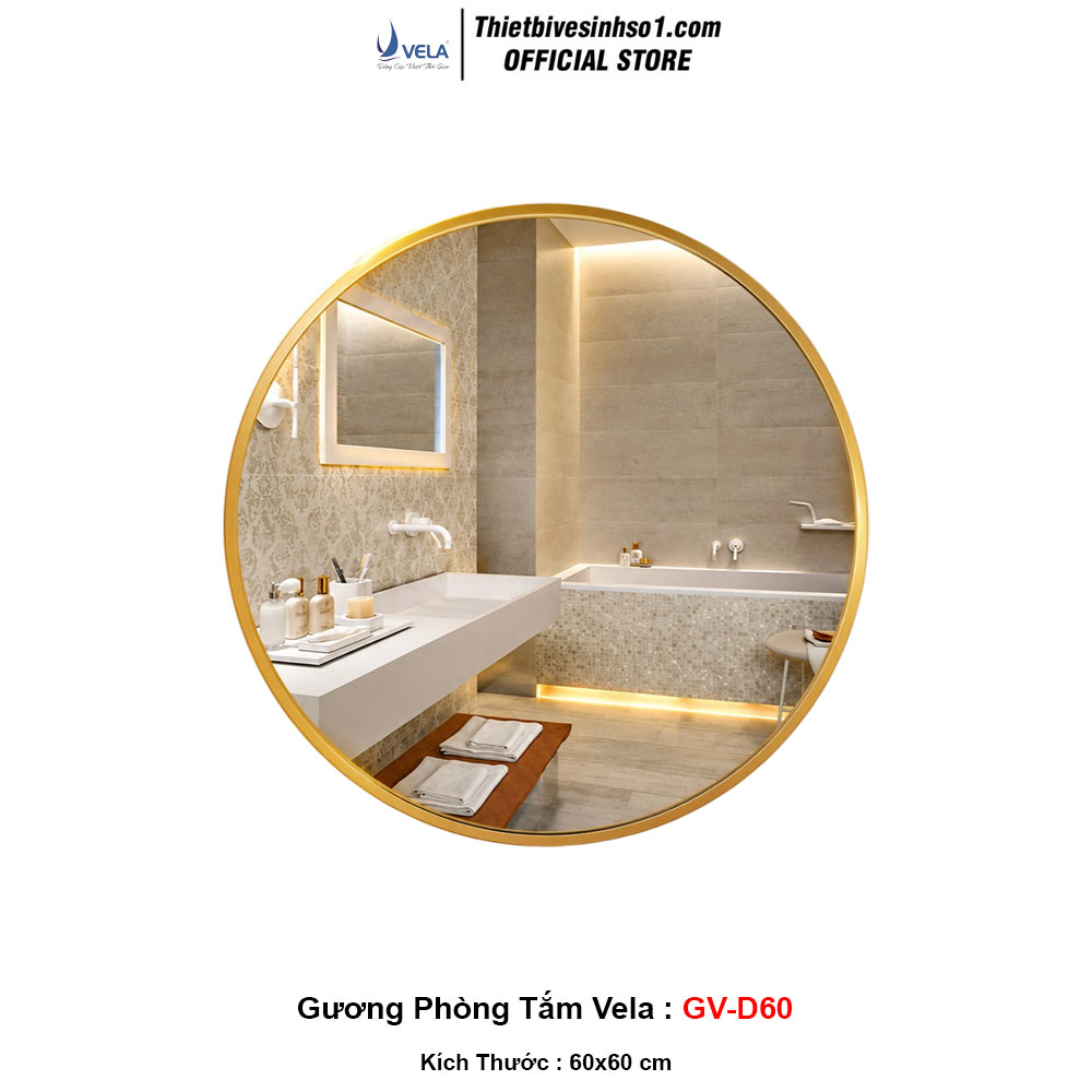 Gương Phòng Tắm Vela GV-D60 Gương Phòng Tắm Vela GV-D60