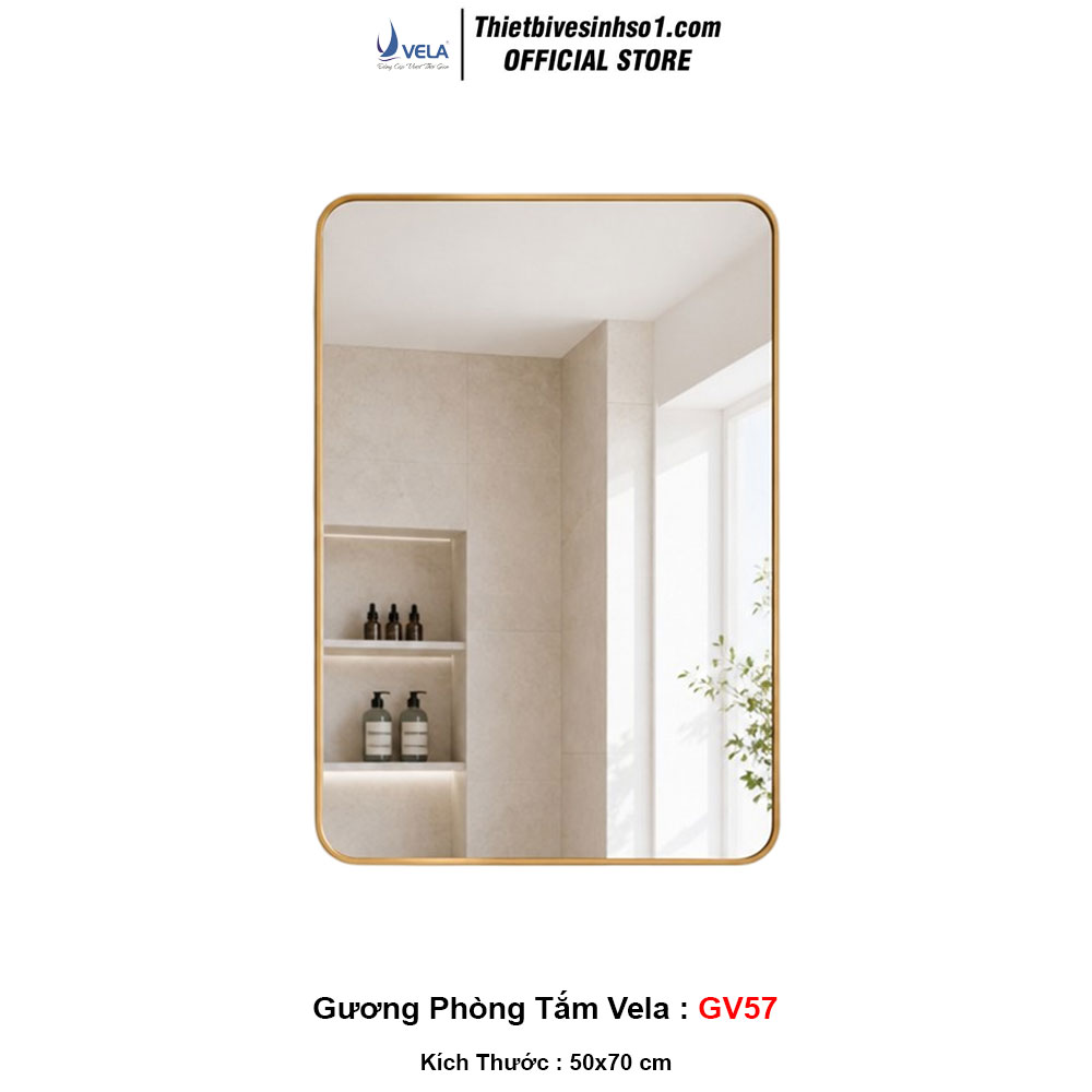 Gương Phòng Tắm Vela GV57 Gương Phòng Tắm Vela GV57