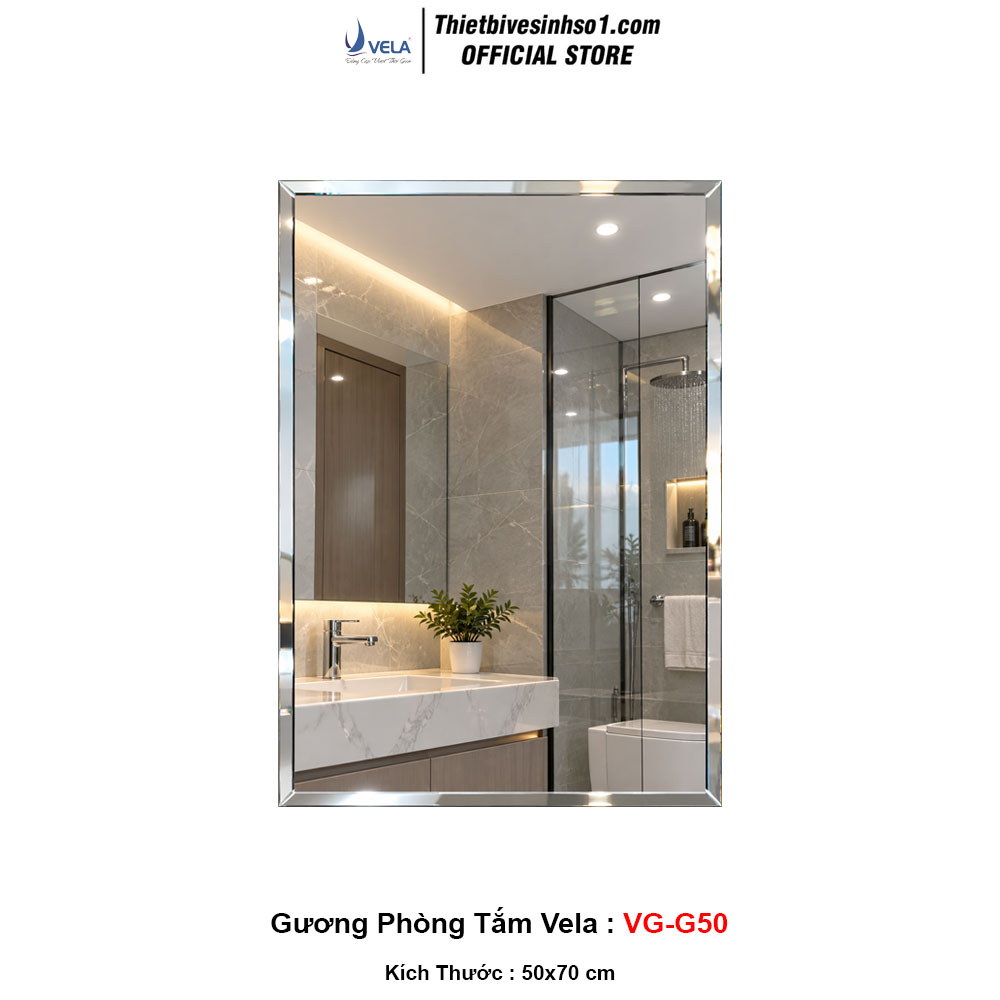 Gương Phòng Tắm Vela VG-G50 Gương Phòng Tắm Vela VG-G50