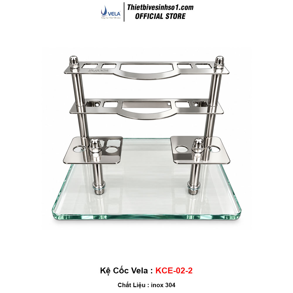 Kệ Cốc Đánh Răng Vela KCE-02-2