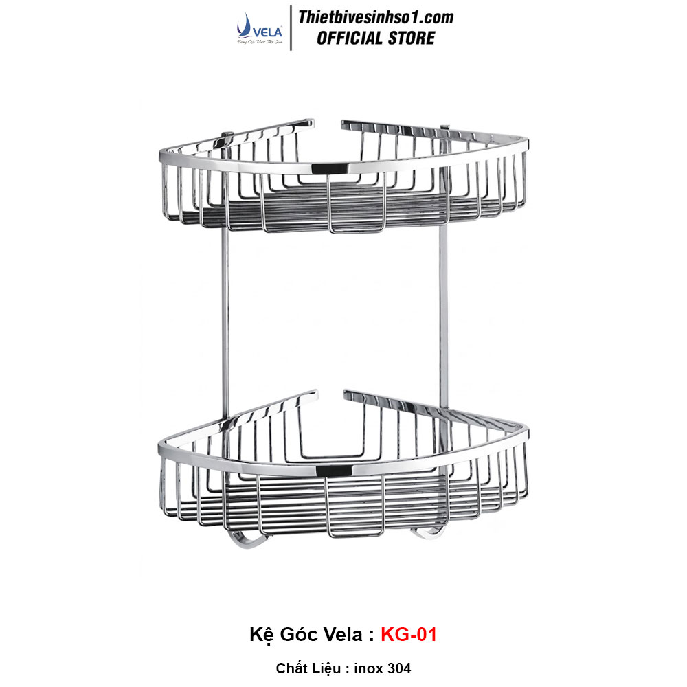 Kệ Góc 2 Tầng Vela KG-01 Kệ Góc 2 Tầng Vela KG-01
