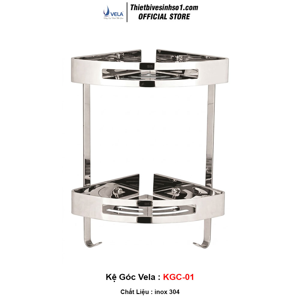 Kệ Góc 2 Tầng Vela KGC-01 Kệ Góc 2 Tầng Vela KGC-01