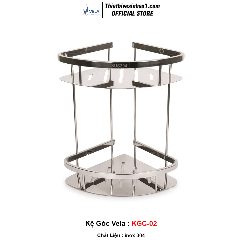 Kệ Góc 2 Tầng Vela KGC-02 Kệ Góc 2 Tầng Vela KGC-02