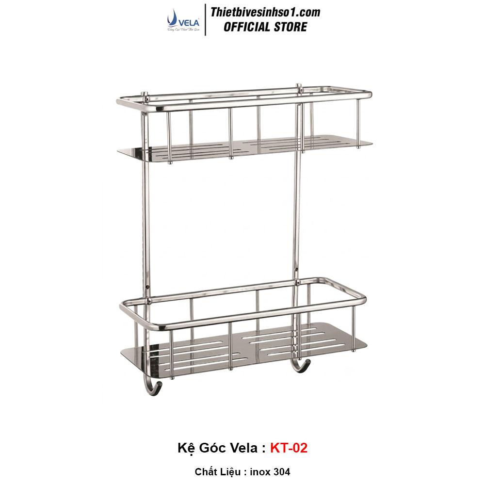 Kệ Thẳng 2 Tầng Vela KT-02