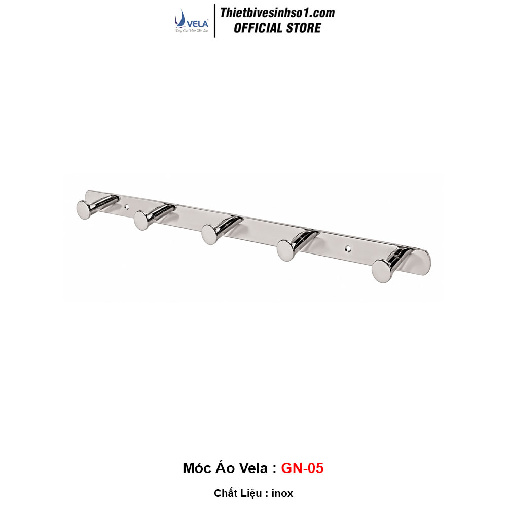 Móc Treo Quần Áo Vela GN-05 Móc Treo Quần Áo Vela GN-05