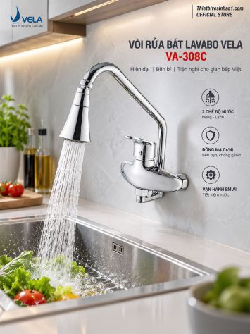 Vòi Rửa Bát Vela VA-308C