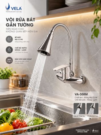Vòi Rửa Bát Vela VA-308M