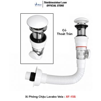 Xi Phông Chậu Lavabo Vela XF-15S