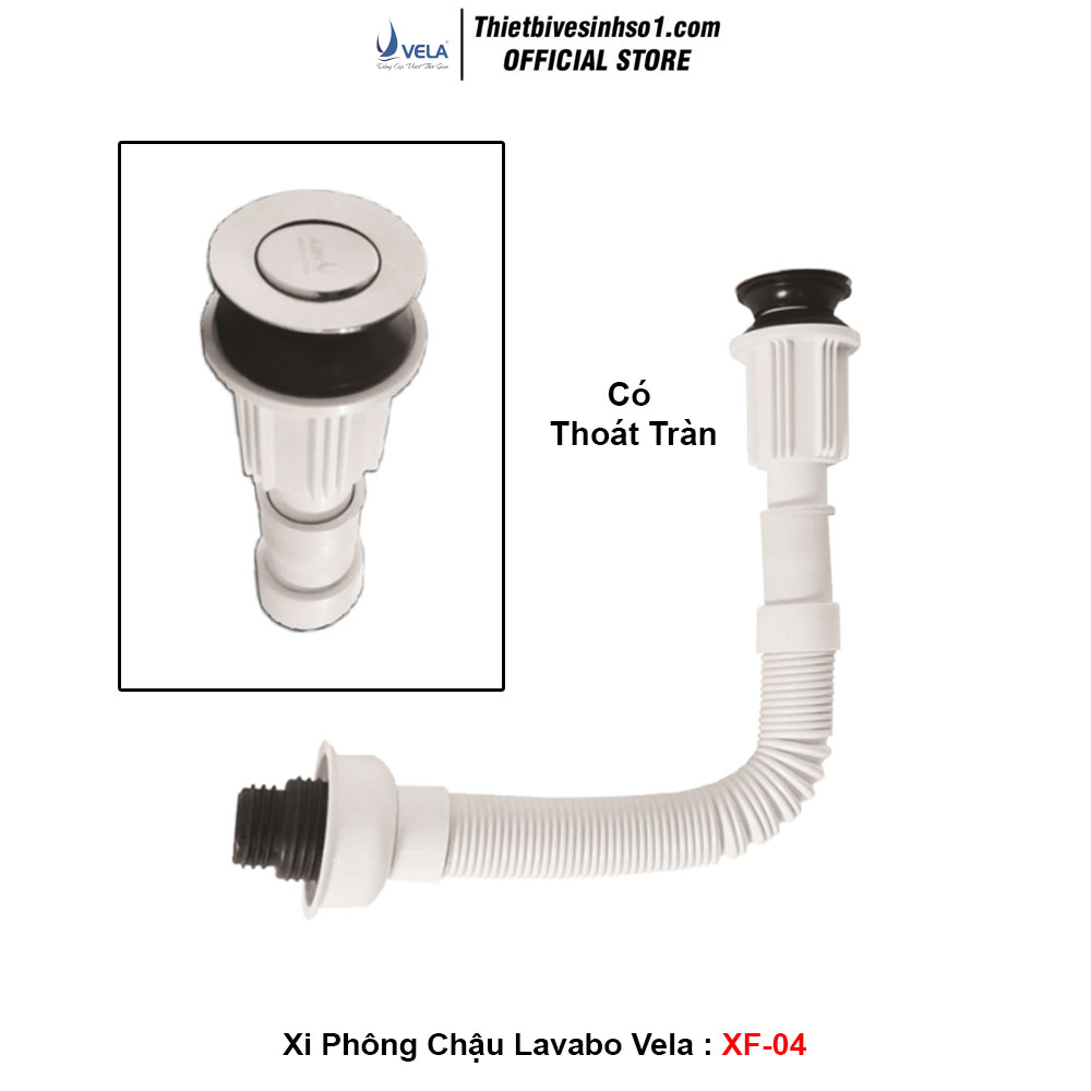 Xi Phông Chậu Lavabo Vela XF-04