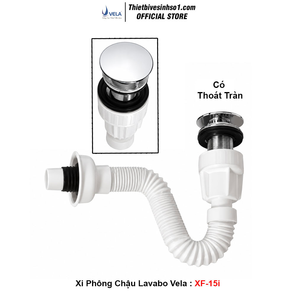 Xi Phông Chậu Lavabo Vela XF-15i