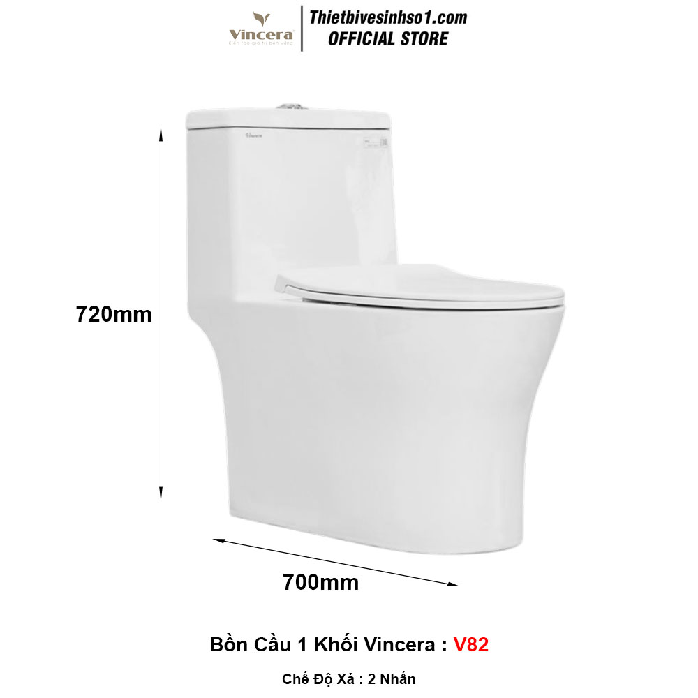 Bồn Cầu Vincera V82 Bồn Cầu Vincera V82