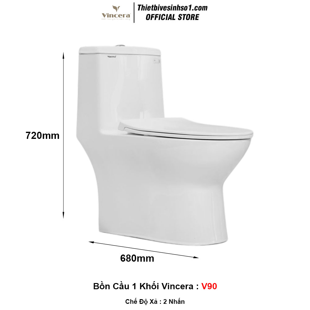 Bồn Cầu Vincera V90