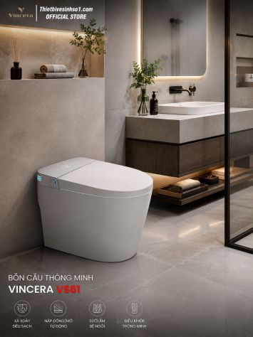 Bồn Cầu Thông Minh Vincera VS61