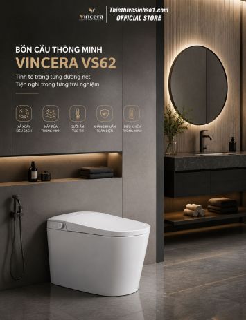 Bồn Cầu Thông Minh Vincera VS62