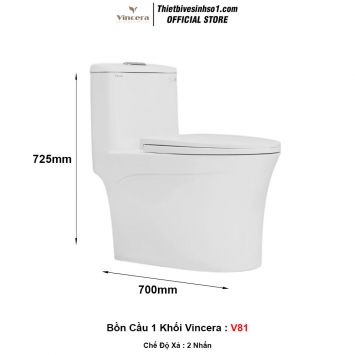 Bồn Cầu Vincera V81