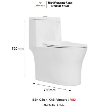 Bồn Cầu Vincera V82