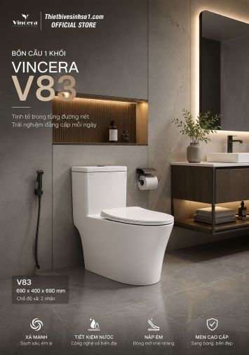 Bồn Cầu Vincera V83