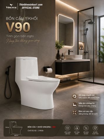 Bồn Cầu Vincera V90