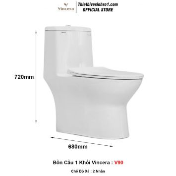 Bồn Cầu Vincera V90