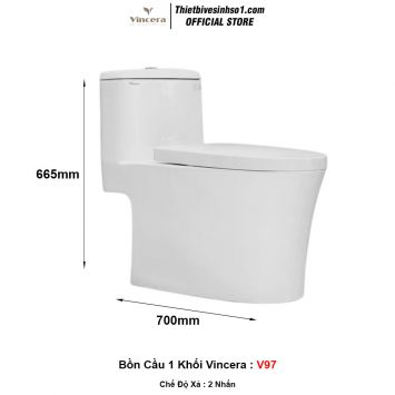 Bồn Cầu Vincera V97
