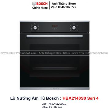 Lò Nướng Bosch HBA2140S0 Seri 4
