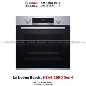 Lò Nướng Bosch HBA512BRO Seri 4