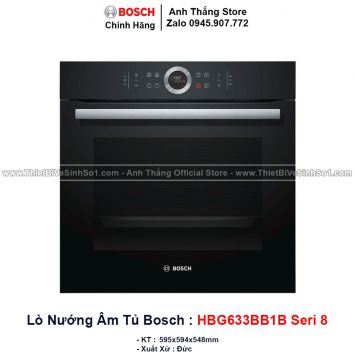 Lò Nướng Bosch HBG633BB1B Seri 8