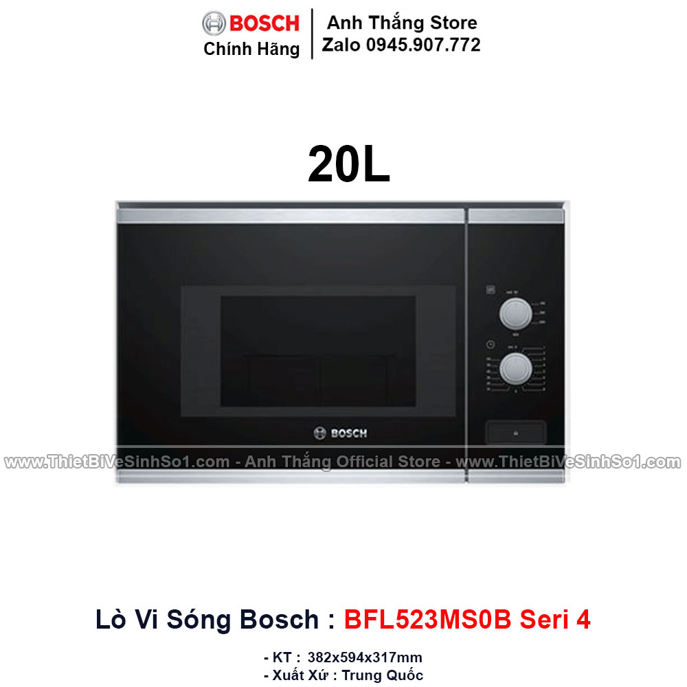 Lò Vi Sóng Bosch BFL523MS0B Seri 4