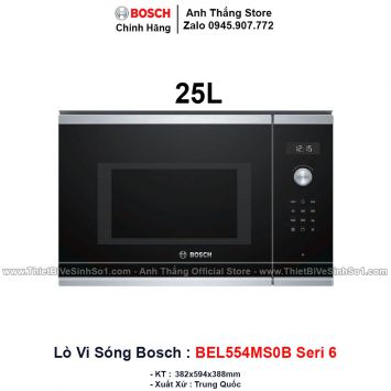 Lò Vi Sóng Bosch BEL554MS0B Seri 6