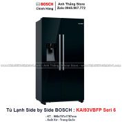 Tủ Lạnh Side by Side Bosch KAI93VBFP Seri 6