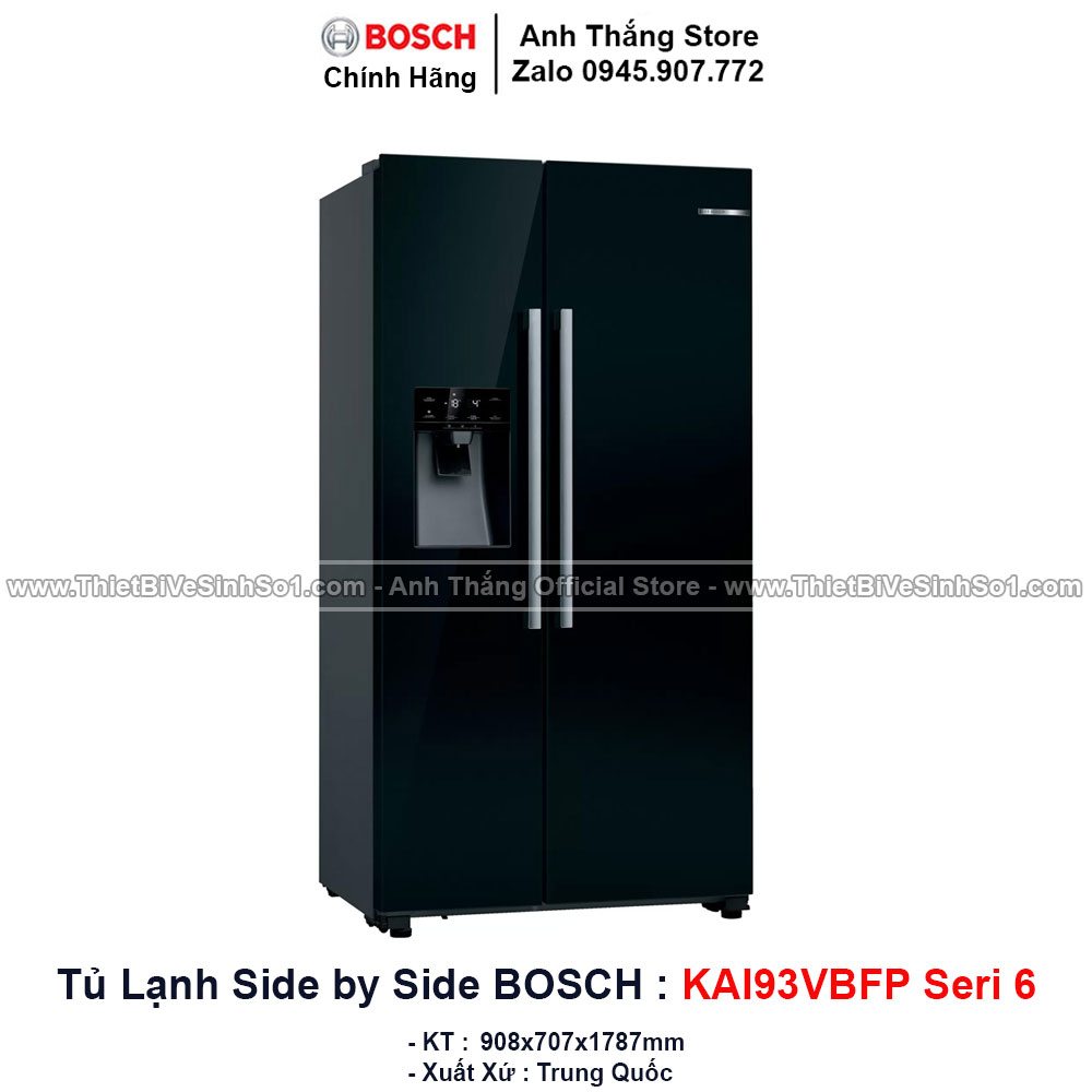 Tủ Lạnh Side by Side Bosch KAI93VBFP Seri 6