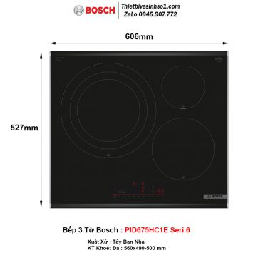 Bếp Từ BOSCH PID675HC1E Seri 6