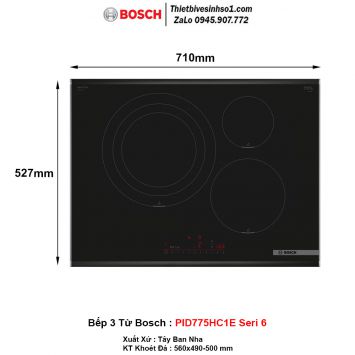 Bếp Từ BOSCH PID775HC1E Seri 6