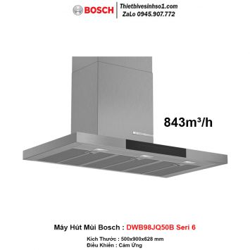 Máy Hút Mùi Bosch DWB98JQ50B Seri 6