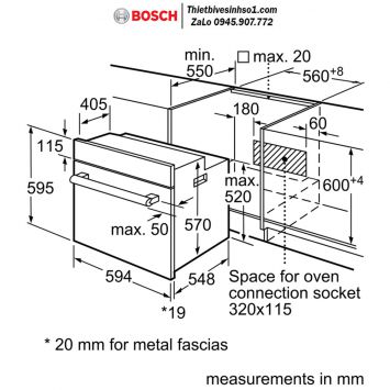 Lò Nướng Bosch HBF133BS0A Seri 2