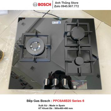 Bếp Gas BOSCH PPC6A6B20 Series 6