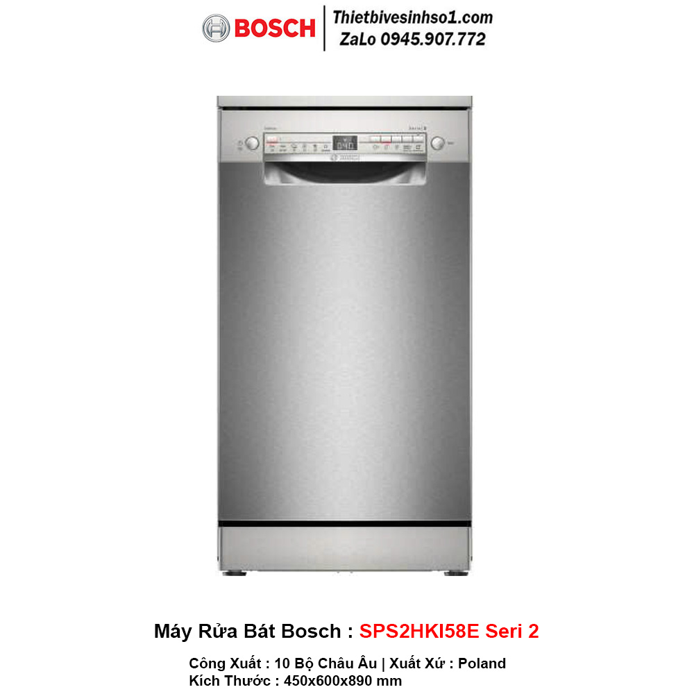 Máy Rửa Bát Bosch SPS2HKI58E Seri 2