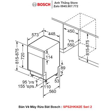 Máy Rửa Bát Bosch SPS2HKI42E Seri 2