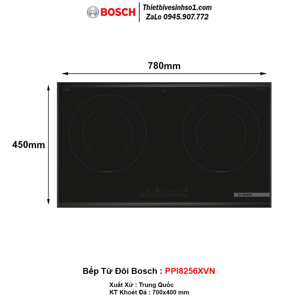 Bếp Từ BOSCH PPI8256XVN Bếp Từ BOSCH PPI8256XVN