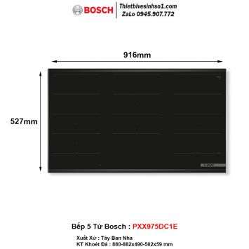 Bếp Từ BOSCH PXX975DC1E